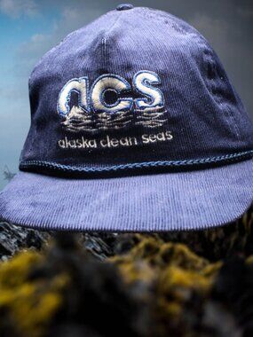 Alaska Clean Seas ACS Oil Spill Response Hat Cap Cordory vintage North slope oil